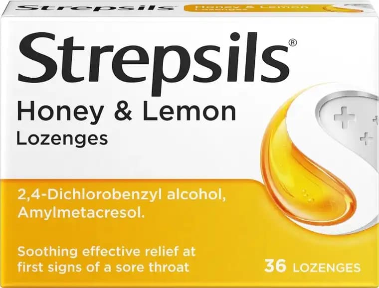 Strepsils Honey & Lemon 36 Lozenges